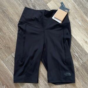 High Waist North Face Biker Shorts